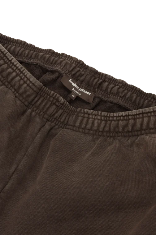 Broken Planet Basics Wide Leg Sweatpants Brown - Image 2