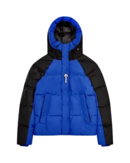 Trapstar Irongate Aw23 Hooded Puffer Jacket - Blue