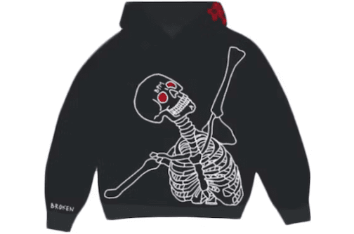 Broken Planet Market Skeleton Hoodie